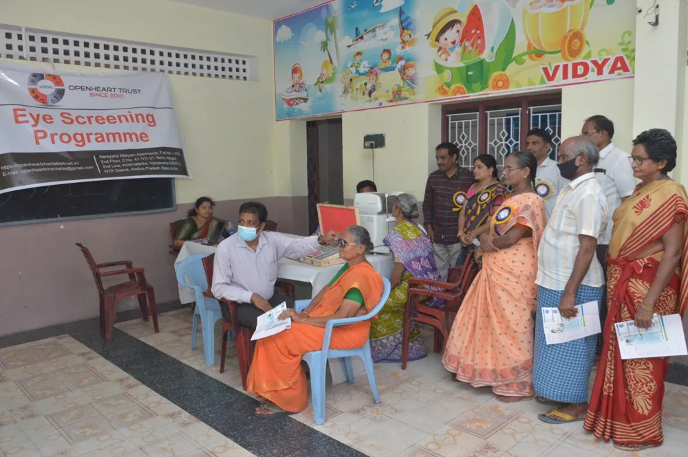 Mega Medical Camp – Heart & Eye screening for poor