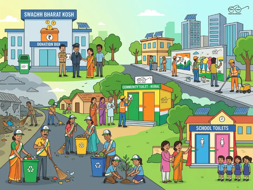 ‘Swachh Bharat Kosh’ programs 2 projects page ‘Swachh Bharat Kosh’ programs 2 projects page